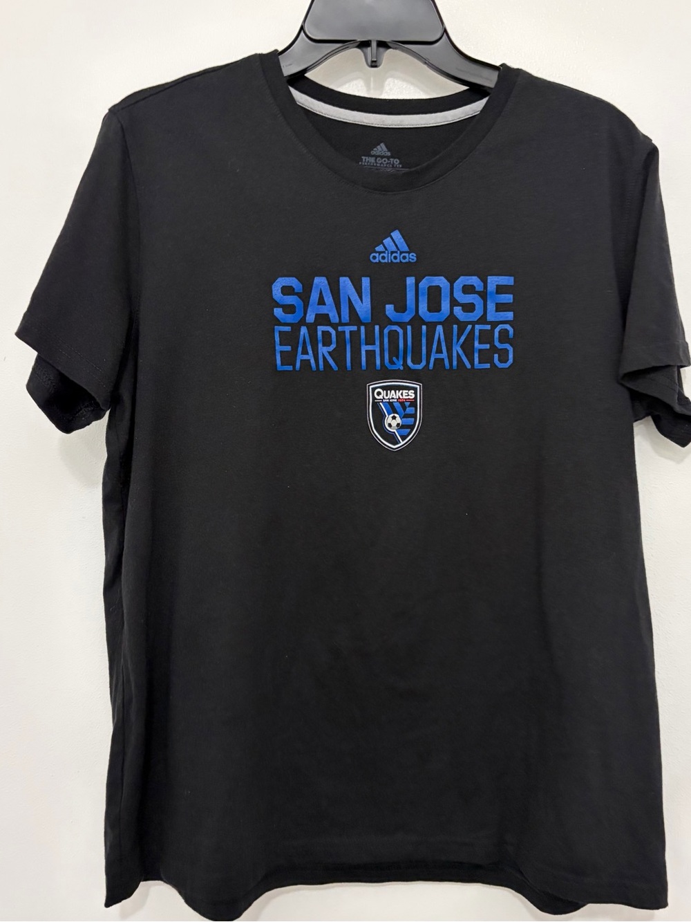 adidas Black San Jose Earthquakes Graphic Tee